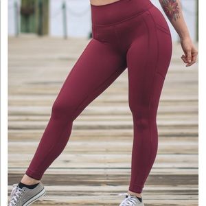 Curves N combat boots brand leggings